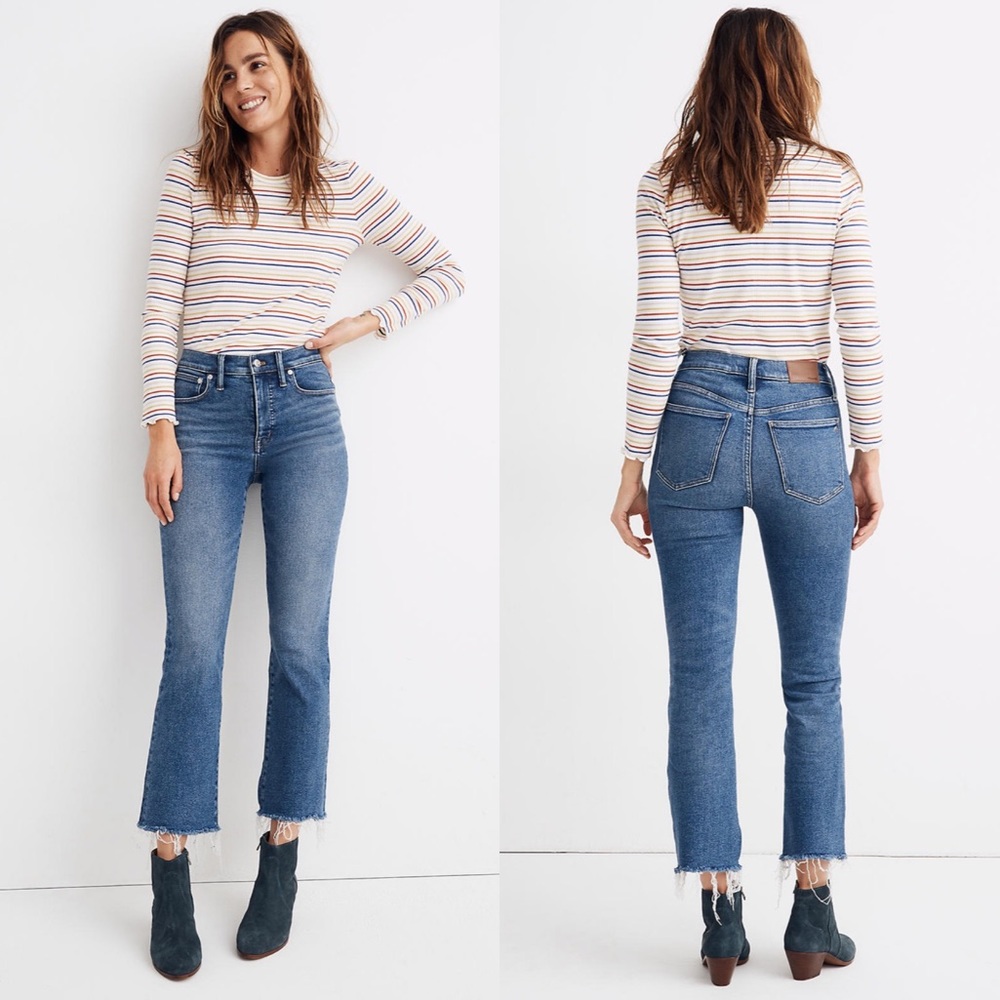 Madewell Cali Demi-Boot Jeans in Fleetwood Wash 29